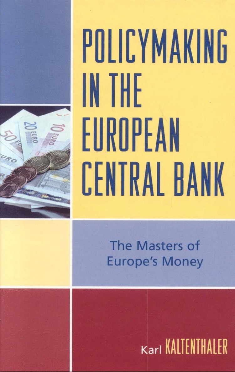 Policymaking in the European Central Bank 1