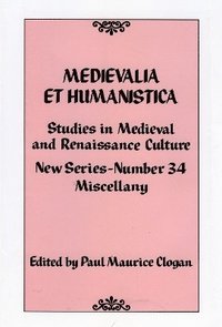 bokomslag Medievalia et Humanistica, No. 34