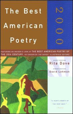 The Best American Poetry 2000 1