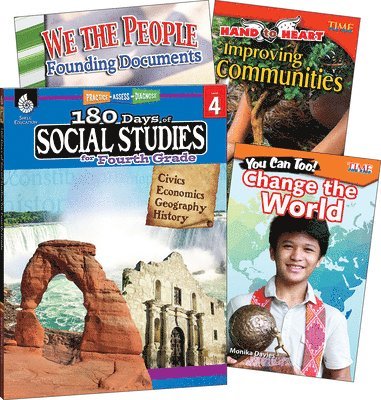Multiple Authors - Learn-At-Home: Social Studies Bundle Grade 4: 4-Book Set, Häftad