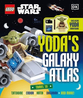 bokomslag Lego Star Wars Yoda's Galaxy Atlas: With Exclusive Yoda Lego Minifigure