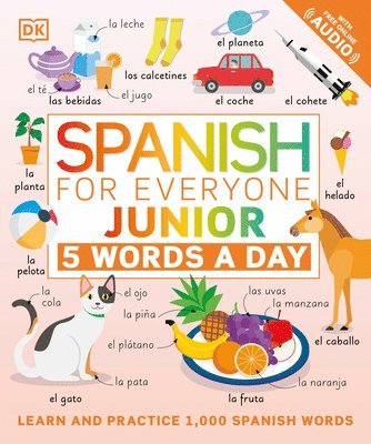 DK - Spanish for Everyone Junior: 5 Words a Day, Häftad