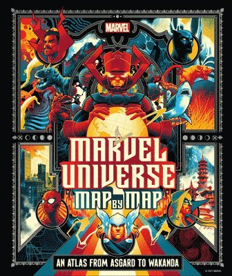 bokomslag Marvel Universe Map By Map