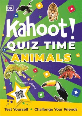 bokomslag Kahoot! Quiz Time Animals: 250 Trivia Questions (with Qr Codes Inside for 150 Interactive Bonus Questions) - Educational Kids Quiz Book