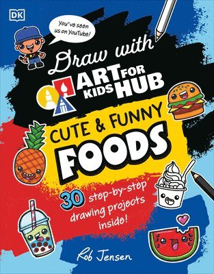 Draw with Art for Kids Hub Cute and Funny Foods 1