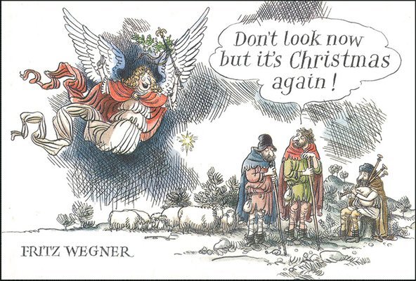 Fritz Wegner - Don't Look Now But It's Christmas Again, Häftad