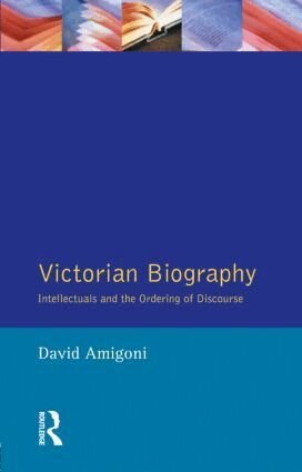 David Amigoni - Victorian Biography, Häftad