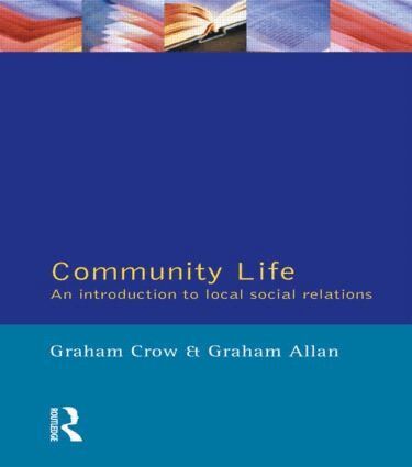Graham Crow, Graham Allan - Community Life, Häftad