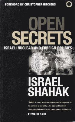 Israel Shahak - Open Secrets, Häftad