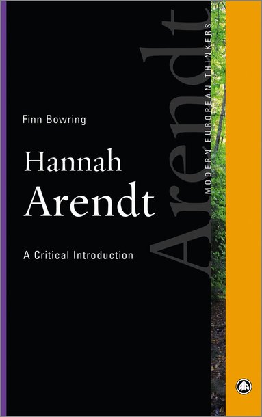 Finn Bowring - Hannah Arendt, Häftad
