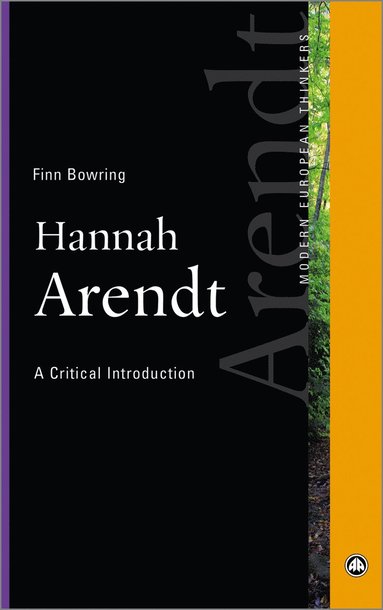 bokomslag Hannah Arendt