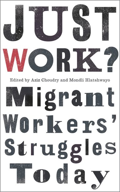 Aziz Choudry, Mondli Hlatshwayo - Just Work?, Häftad