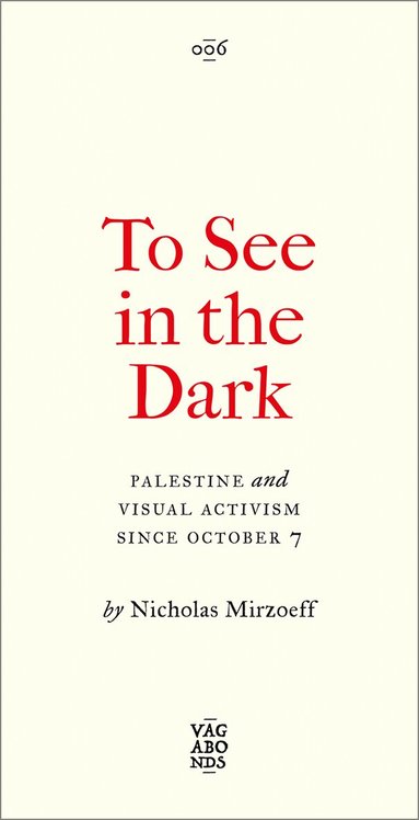 Nicholas Mirzoeff - To See In the Dark, Häftad