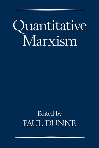 Paul Dunne - Quantitative Marxism, Häftad