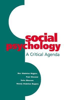 Rex Stainton Rogers, Paul Stenner, Kate Gleeson - Social Psychology, Häftad