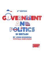 John Kingdom - Government and Politics in Britain, Häftad