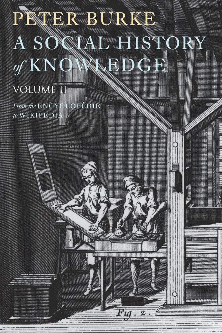 A Social History of Knowledge II 1