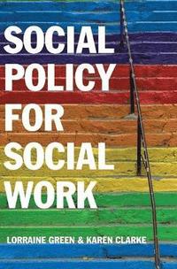 bokomslag Social Policy for Social Work