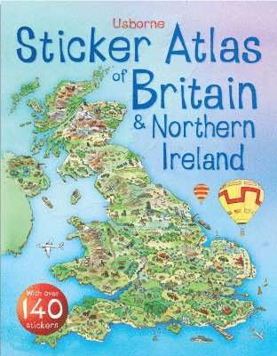 bokomslag Usborne Sticker Atlas of Britain and Ireland
