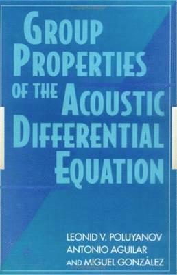 Group Properties Of The Acoustic Differential Equation 1