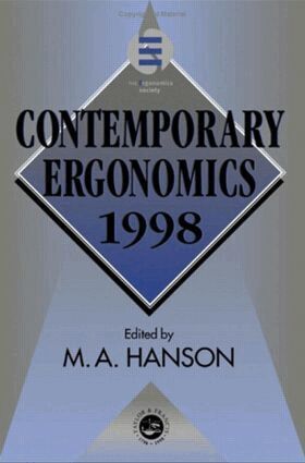 Margaret Hanson - Contemporary Ergonomics 1998, Häftad