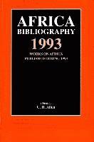 bokomslag Africa Bibliography: Works on Africa Published During 1993