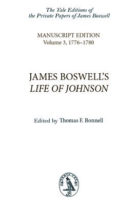James Boswell's Life of Johnson 1