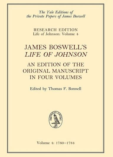 James Boswell, Thomas F. Bonnell - James Boswell's 'Life of Johnson', Inbunden
