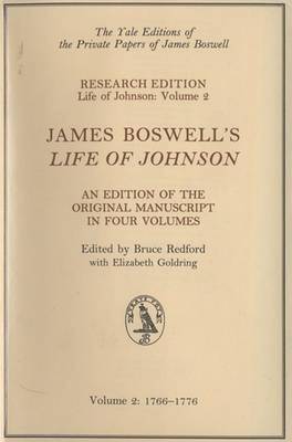 James Boswell's &quot;Life of Johnson&quot;: v. 2 1766-1776 1