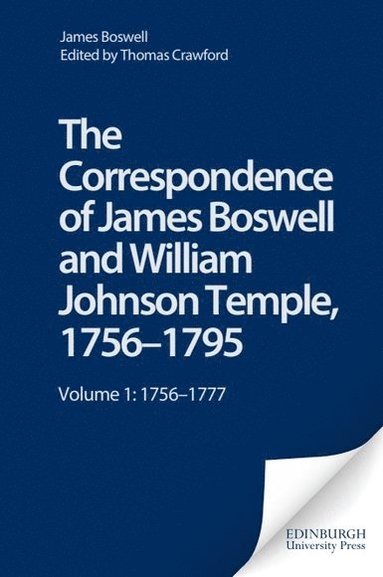 bokomslag Correspondence of James Boswell and William Johnson Temple, 1756-1795