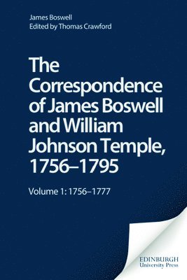 bokomslag Correspondence of James Boswell and William Johnson Temple, 17561795