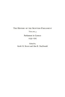 Alan R. MacDonald, Keith M. Brown, University of Dundee) MacDonald, Alan R. (Senior Lecturer in History, Alan R MacDonald, Keith M Brown - History of the Scottish Parliament, Inbunden