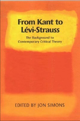 bokomslag From Kant to Levi-Strauss