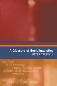 bokomslag Glossary of Sociolinguistics