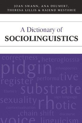 A Dictionary of Sociolinguistics 1