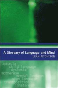 bokomslag A Glossary of Language and Mind