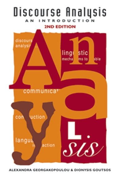 Alexandra Georgakopoulou, Dionysis Goutsos - Discourse Analysis, Häftad