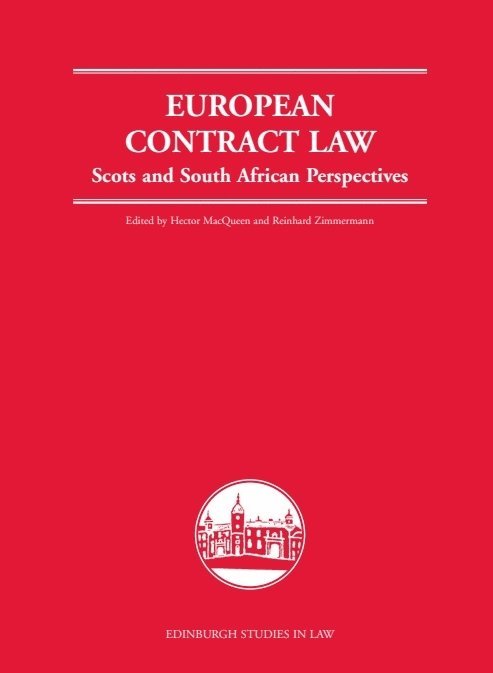Hector L. MacQueen, Reinhard Zimmermann, University of Edinburgh) MacQueen, Hector L. (Scottish Law Commissioner, Hamburg) Zimmermann, Reinhard (Max-Planck-Institut, Hector L. Macqueen, Hector L Macqueen - European Contract Law, Inbunden