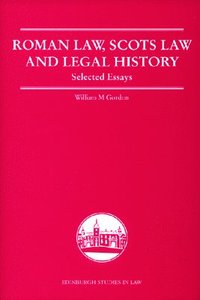 bokomslag Roman Law, Scots Law and Legal History
