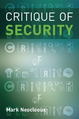 bokomslag Critique of Security