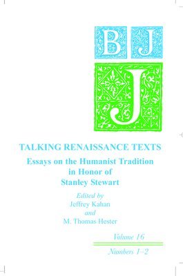 bokomslag Talking Renaissance Texts