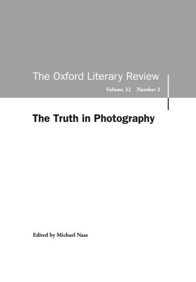Michael Naas, De Paul University) Naas, Michael (Professor - Truth in Photography, Häftad