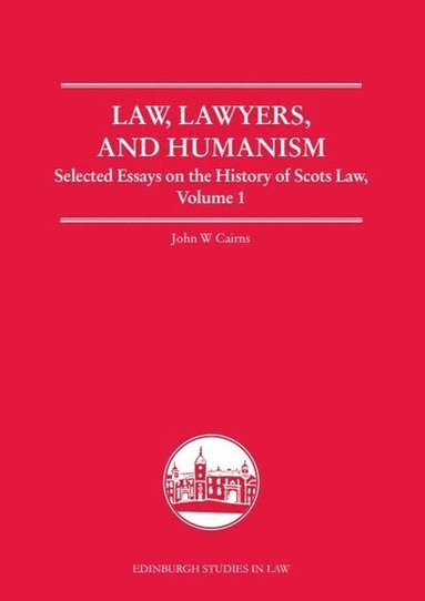 bokomslag Law, Lawyers, and Humanism