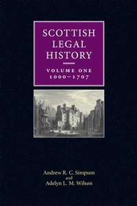bokomslag Scottish Legal History