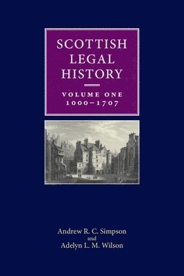 bokomslag Scottish Legal History