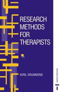 bokomslag RESEARCH METHODS FOR THERAPISTS
