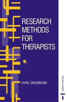 RESEARCH METHODS FOR THERAPISTS 1
