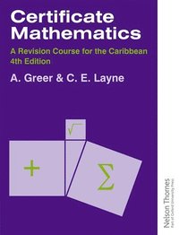 bokomslag Certificate Mathematics - A Revision Course for the Caribbean