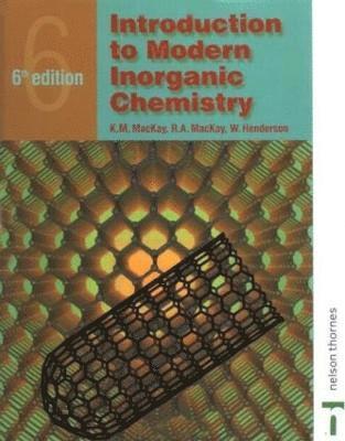 Introduction to Modern Inorganic Chemistry, 6th edition 1