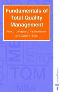 bokomslag Fundamentals of Total Quality Management